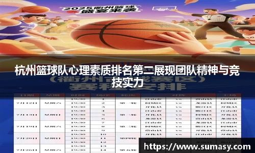 杭州篮球队心理素质排名第二展现团队精神与竞技实力